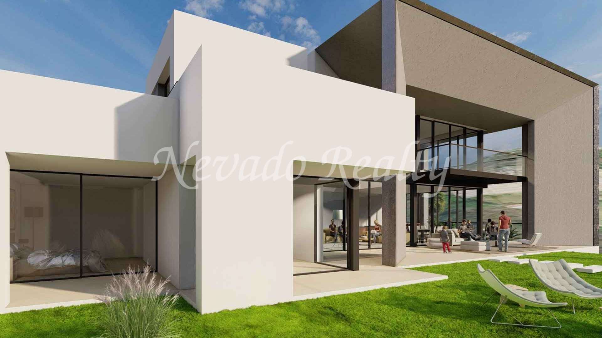 Plot of land in Haza del Conde with project and license to build a villa for sale