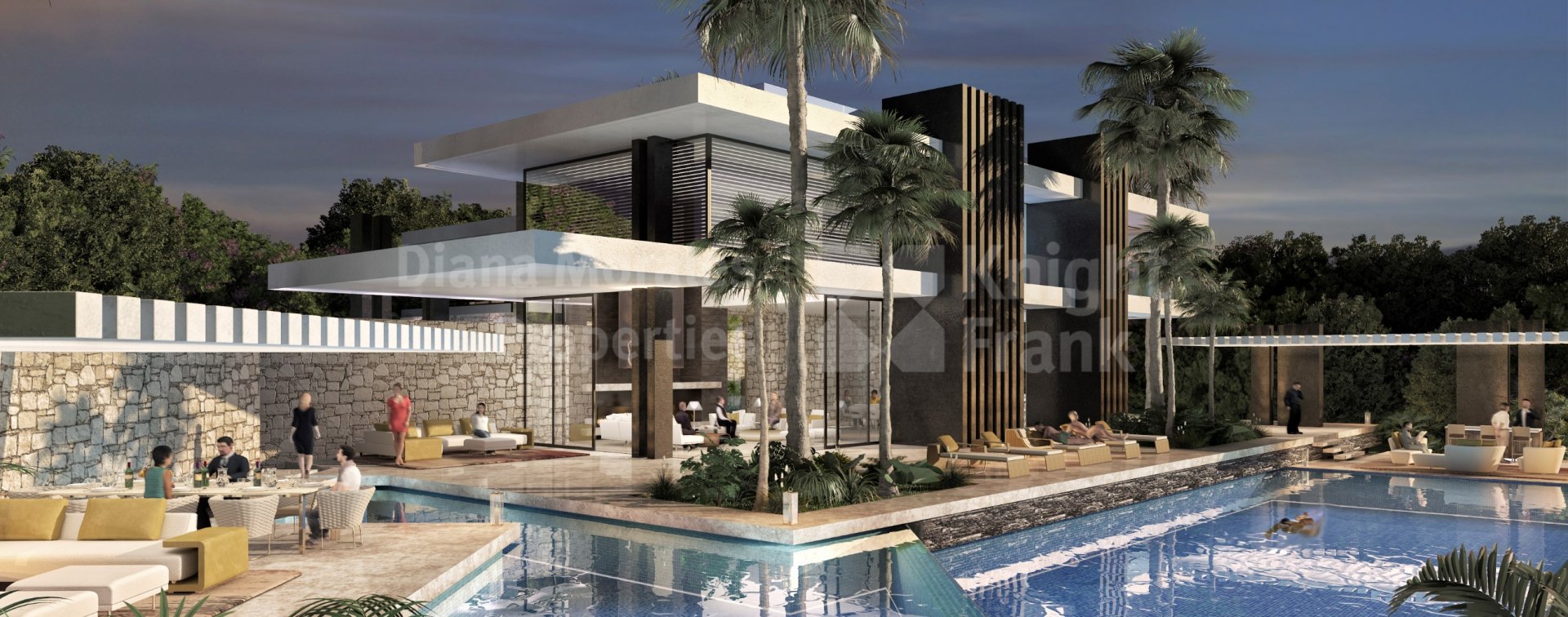 Las Lomas del Marbella Club, Beautiful project for a magnificent villa on the Golden Mile