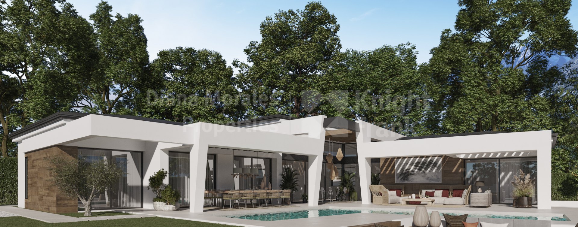 Vanguardista chalet en Los Naranjos Golf