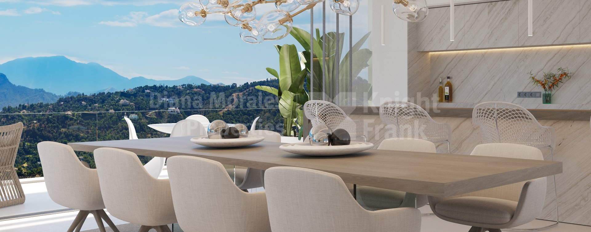 Real de La Quinta, Villa con diseño elegante y vistas panorámicas de la costa