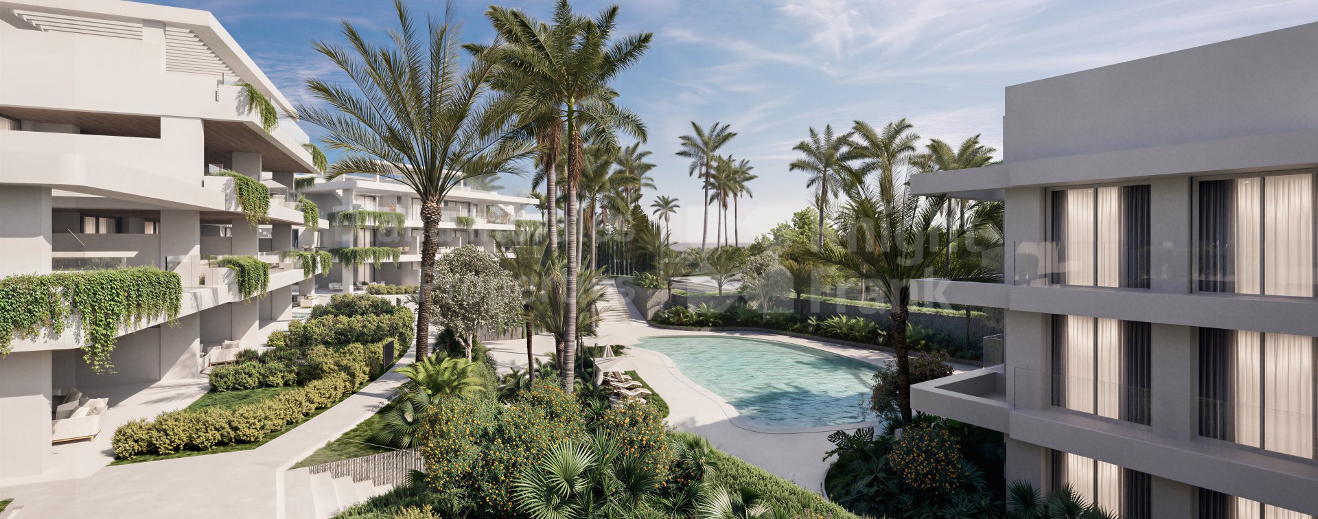 El Padron, Moderno ático dúplex de 3 dormitorios con solárium en el este de Estepona