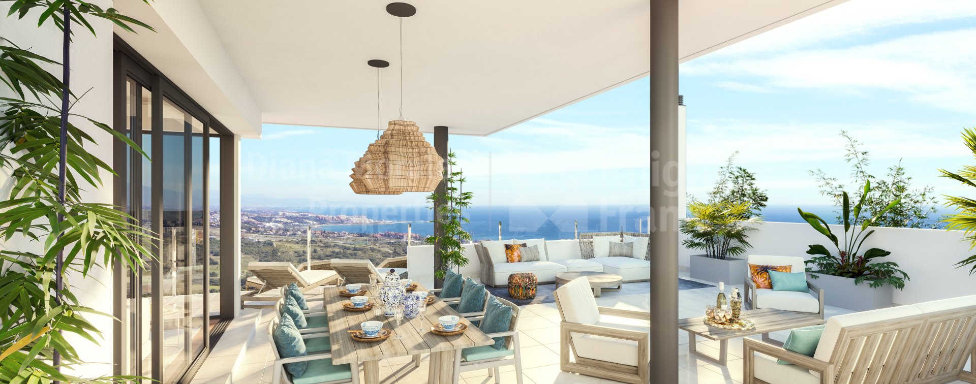 Finca Cortesin, Новая трехкомнатная пентхаус в современном стиле в Касаресе