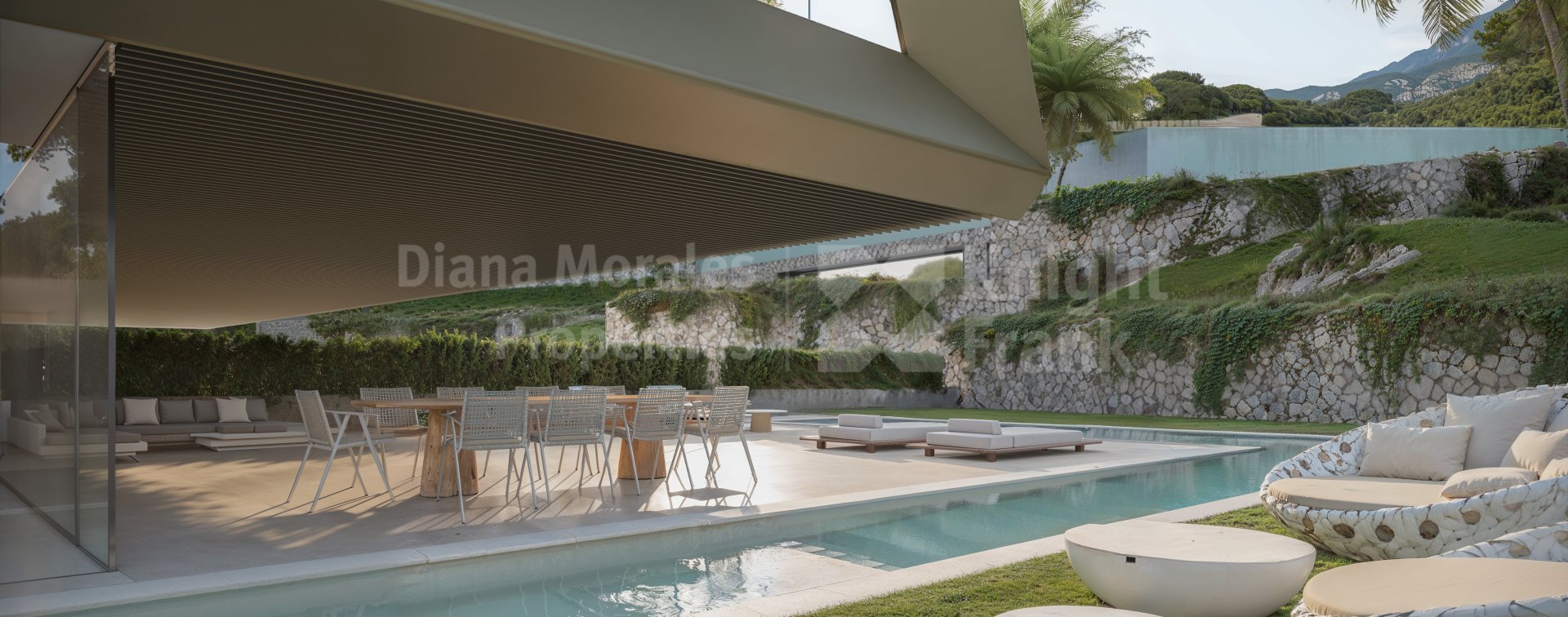 Estepona Centre, Dreizimmerwohnung im Erdgeschoss eines ultramodernen Gebäudes