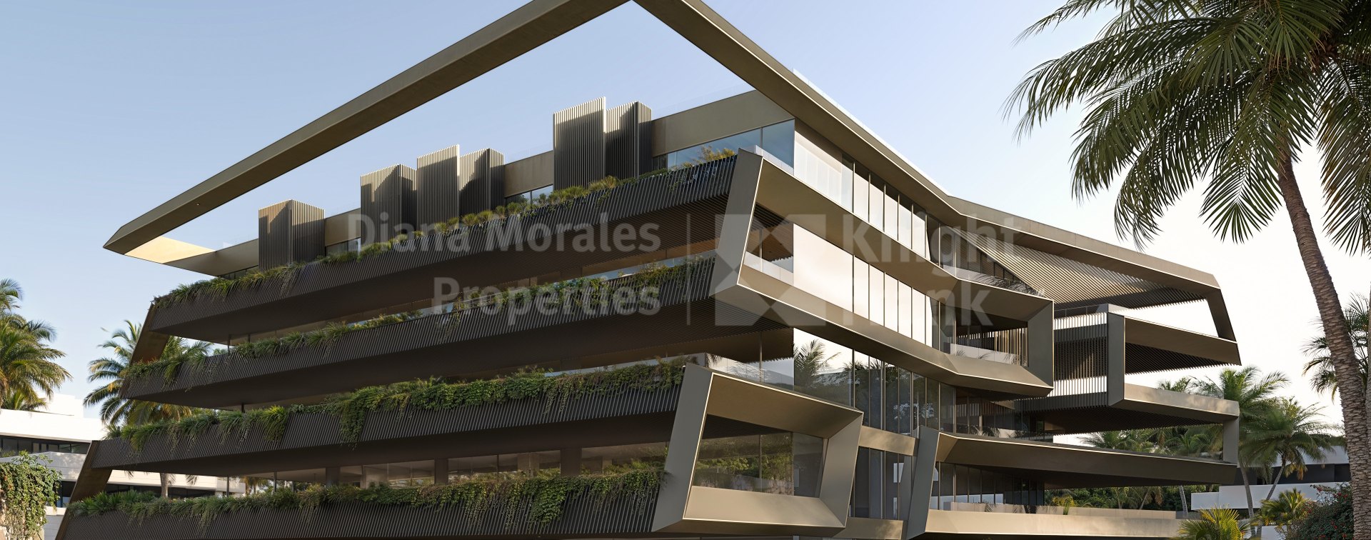 Estepona Centre, Penthouse mit 2 Schlafzimmern, Dachterrasse und Pool in modernem Gebäude