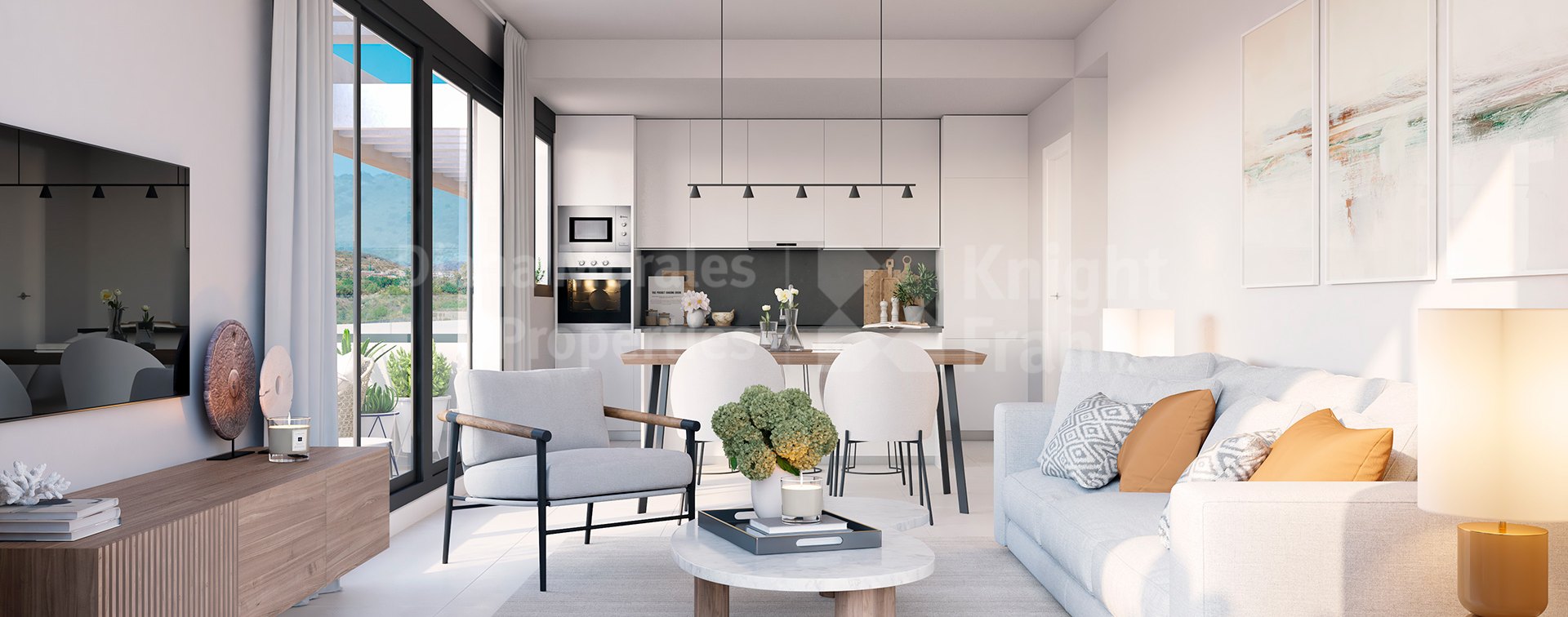 Casares del Sol - Casares Golf, Two-bedroom apartment with two large terraces near Finca Cortesin