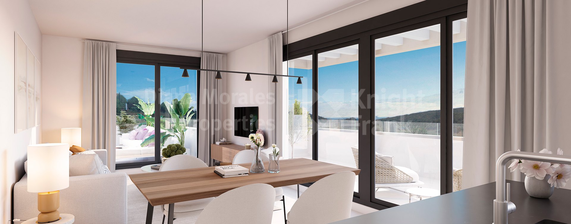 Casares del Sol - Casares Golf, Stylish 4-bedroom duplex apartment by Doña Julia golf course