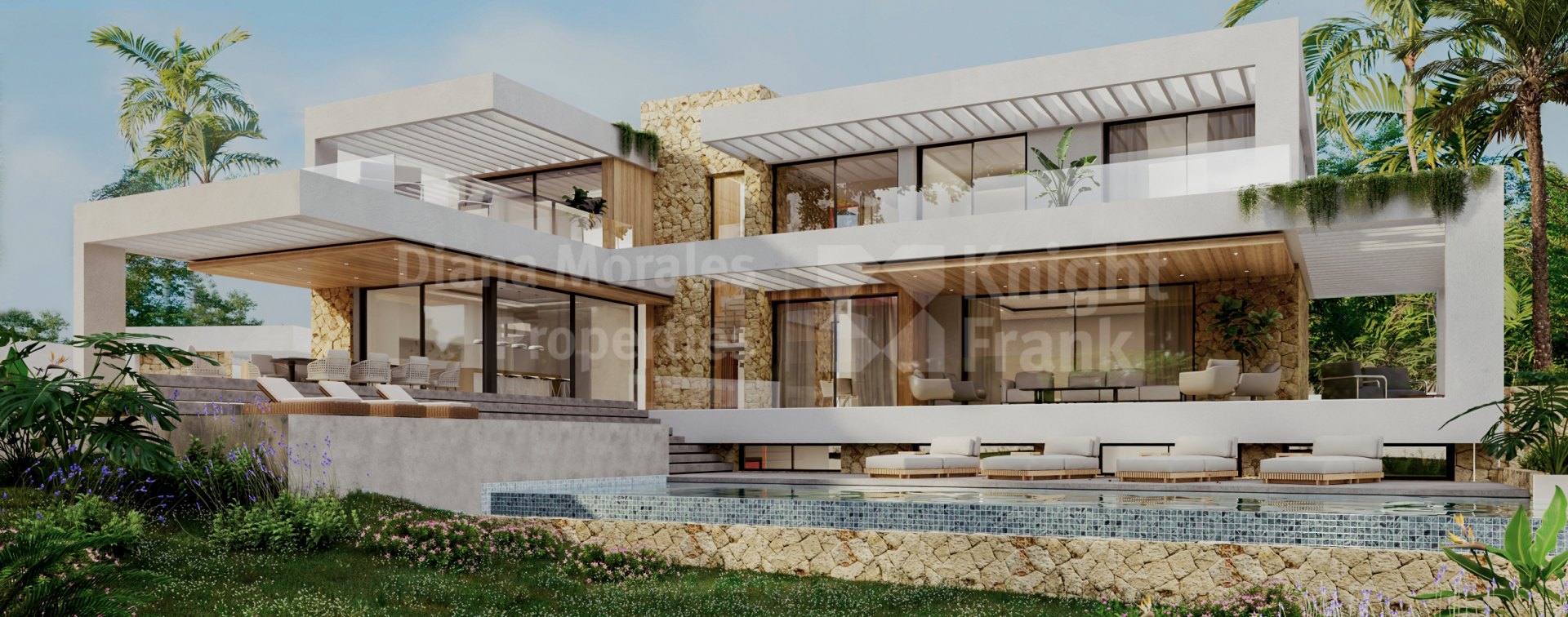 Finca Cortesin, Вилла Selene, современная вилла с 5 спальнями и видом на море