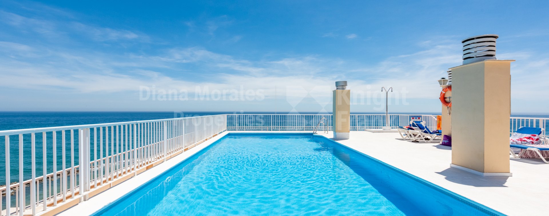 Marbella Centre, Appartement au premier étage avec vue sur la mer à Mayoral