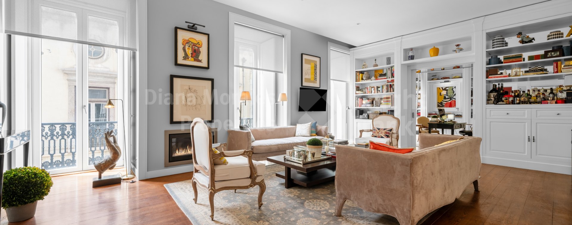 Outstanding apartment with private garden in Chiado, Lisbon