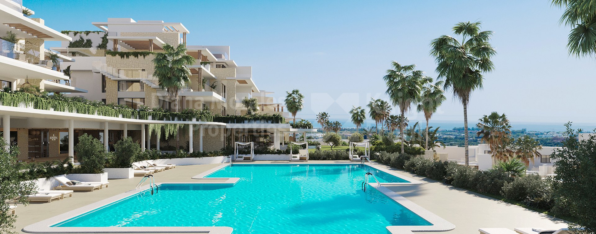 La Resina Golf, Bajo de 2 dormitorios en complejo de 72 viviendas en el Este de Estepona