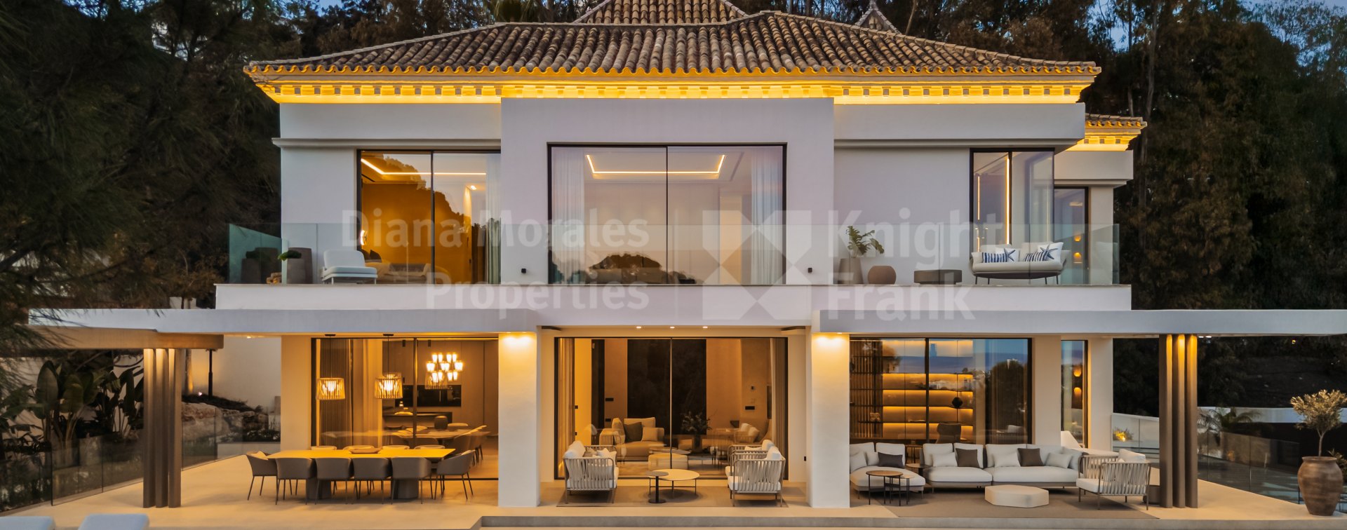 El Herrojo, The Ridge, villa with open views of the golf course and the sea