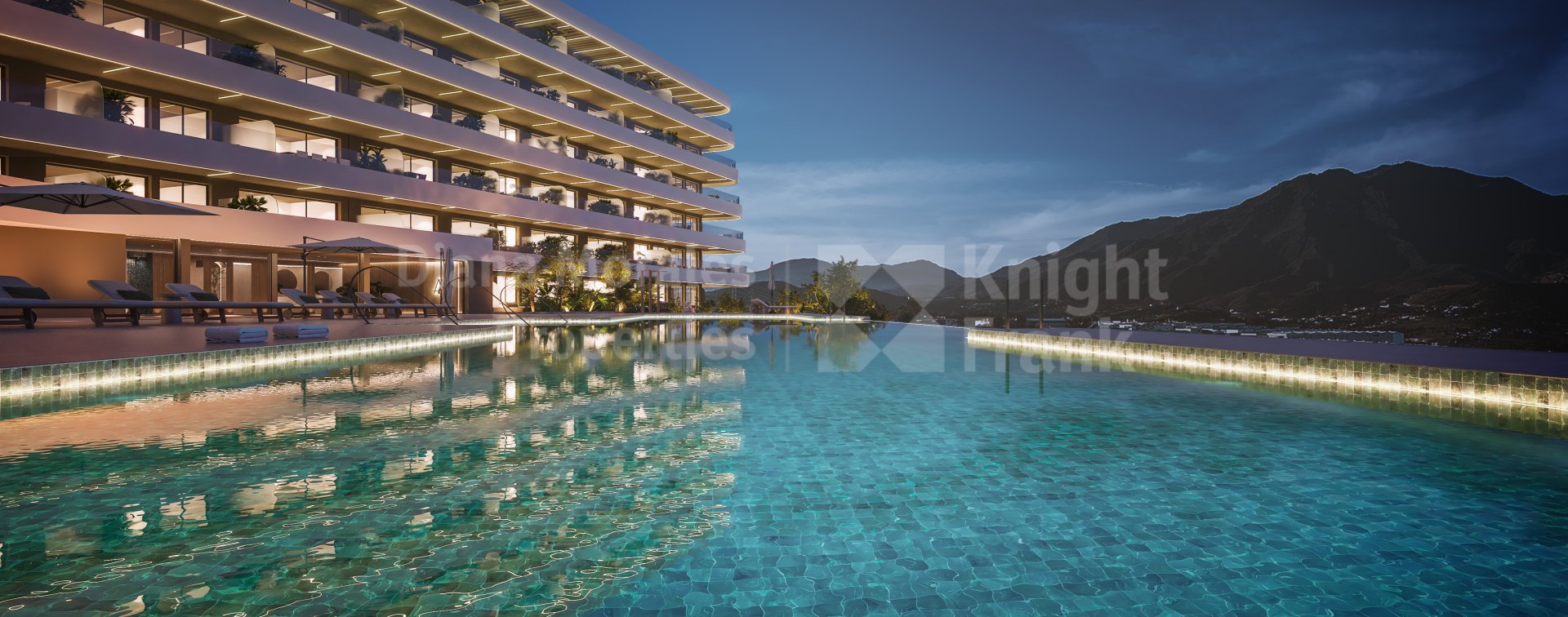 Las Mesas, Apartamento de tres dormitorios en primera planta con vistas al mar en Estepona