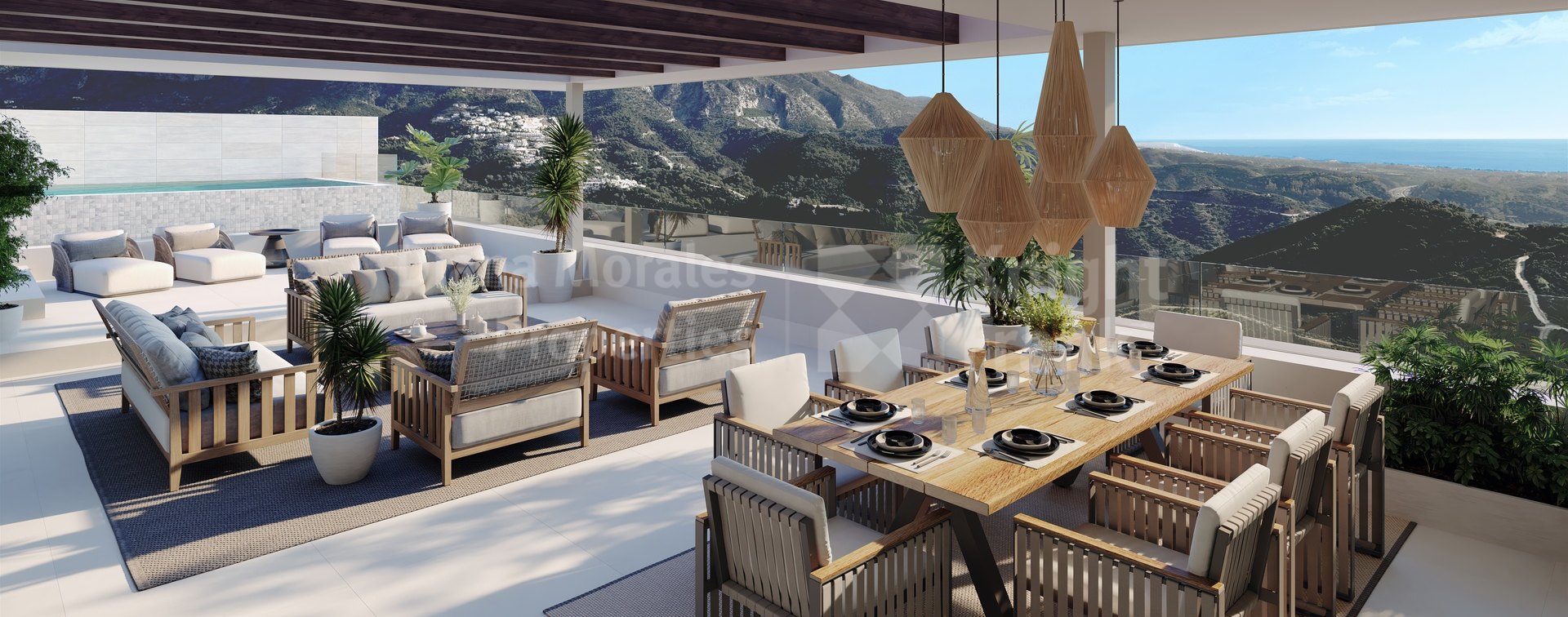 Трёхкомнатный пентхаус с частным бассейном в El Real de la Quinta