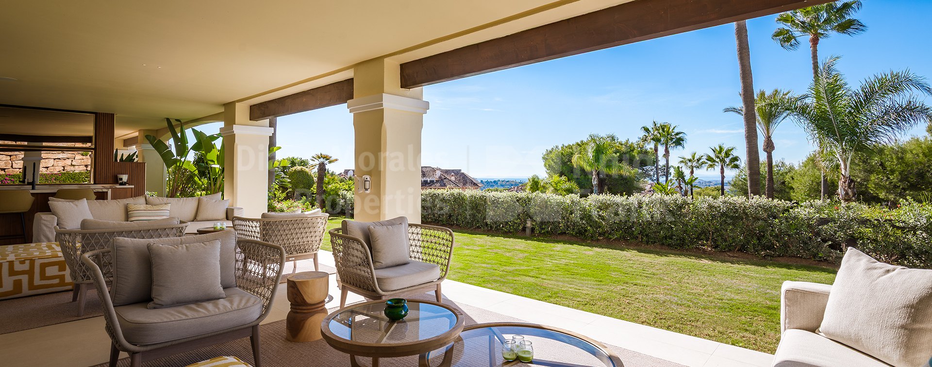 Aloha Park, Wohnung mit Garten und privatem Pool im Golf Valley