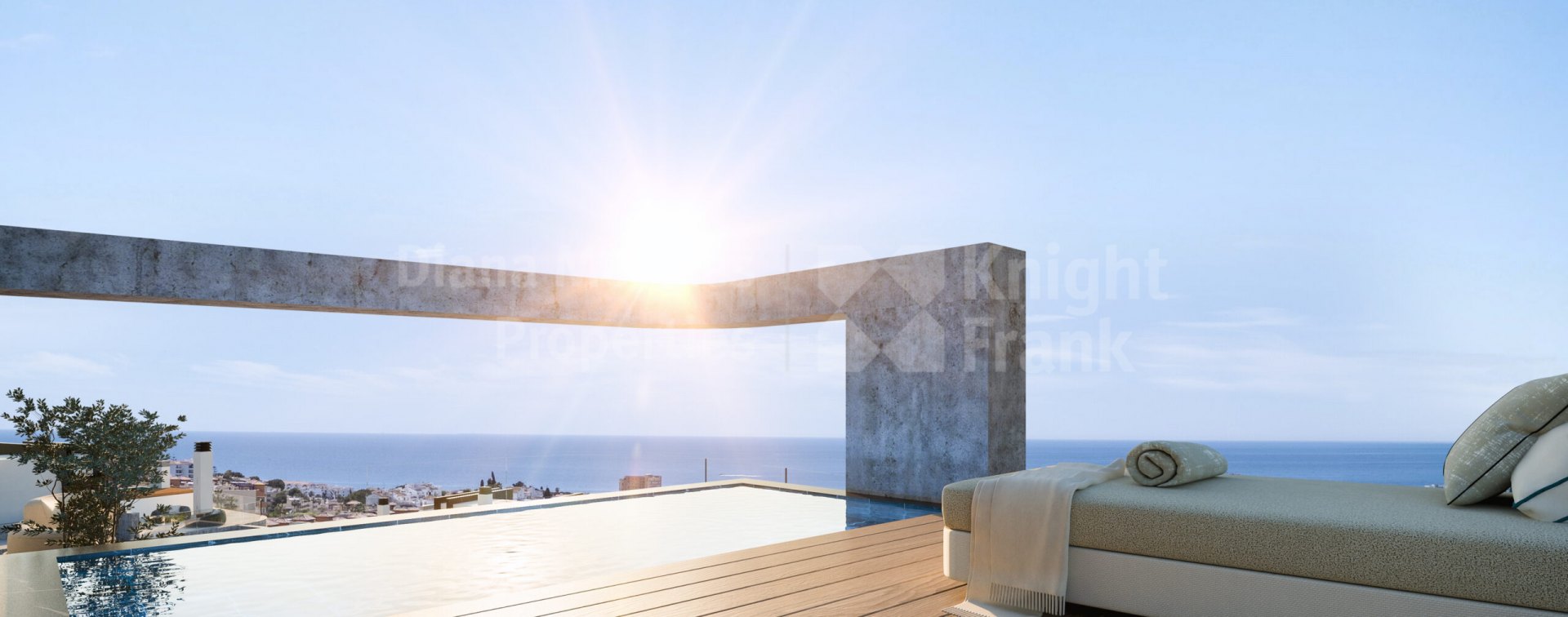 Ático de 2 dormitorios en complejo de 88 viviendas en Elviria, Marbella