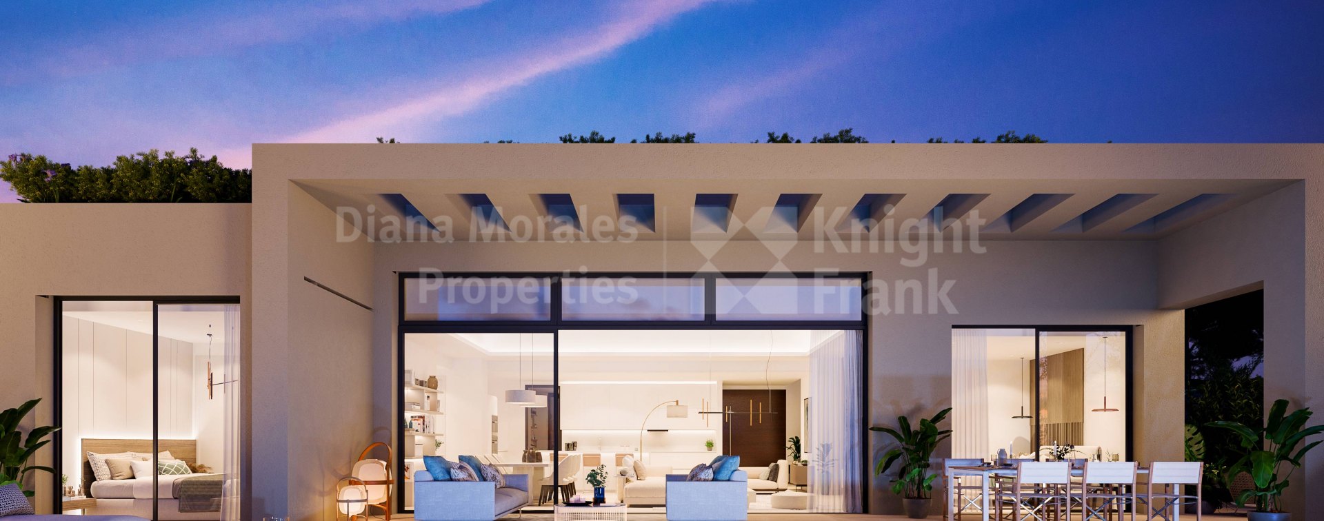 Vier-Schlafzimmer-Villa in einer geschlossenen Wohnanlage in Benahavís