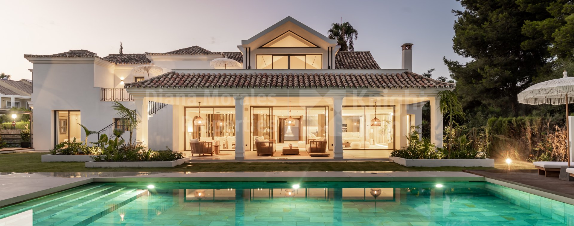 Atalaya, Вилла Solana, классическая элегантность с современным интерьером