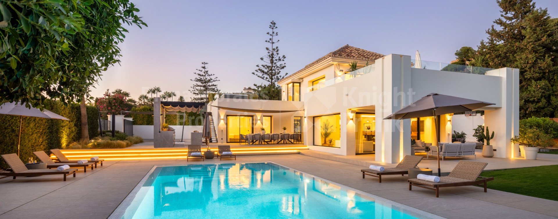 Los Naranjos Golf, Villa Malibu, Nueva Andalucía – conception et emplacement exceptionnels