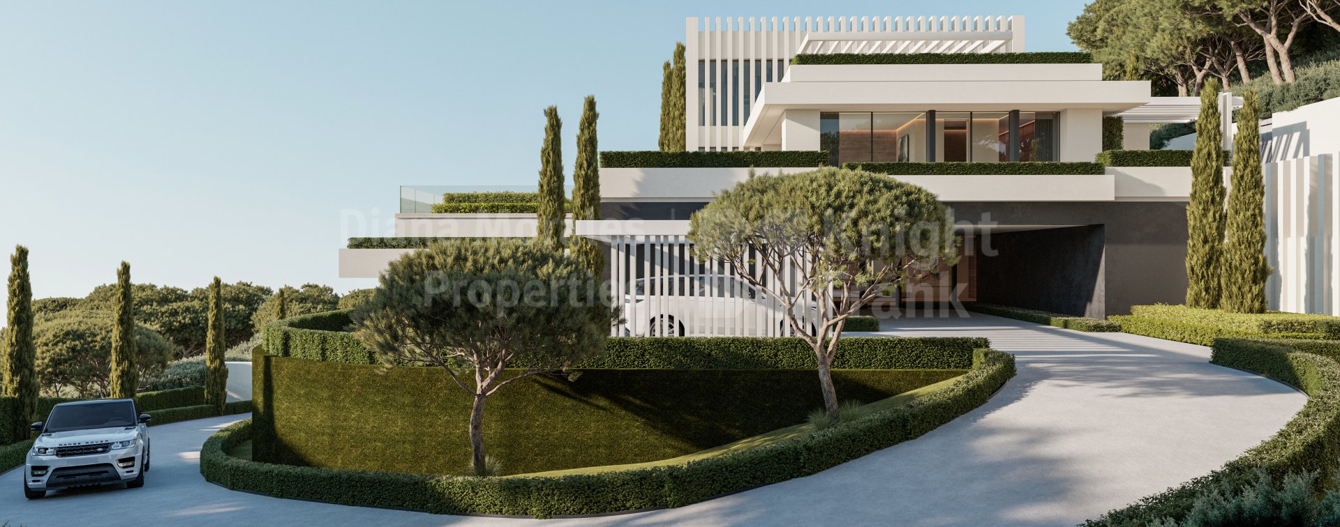 Villa moderna con piscina y vistas en La Reserva de Alcuzcuz