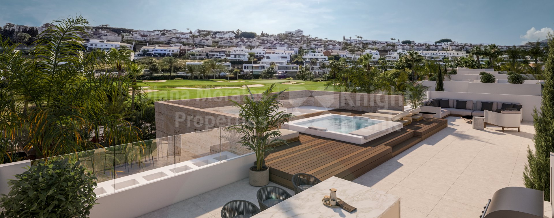 West-facing five-bedroom villa in El Campanario, Estepona East