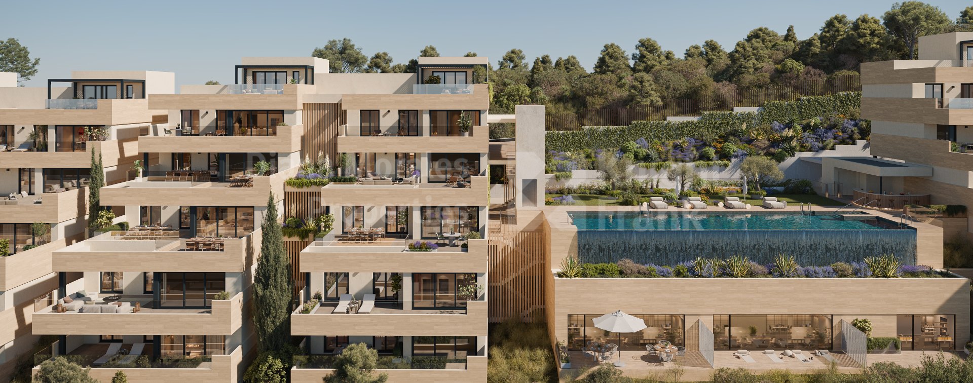 Los Altos de los Monteros, Appartement de 3 chambres au rez-de-chaussée avec vue sur la mer