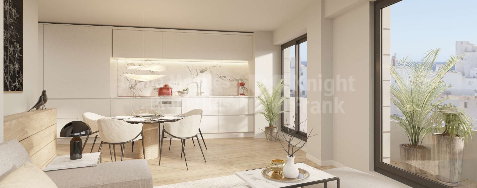 Estepona Ciudad, Apartamento de 2 dormitorios en primera planta en un pequeño complejo