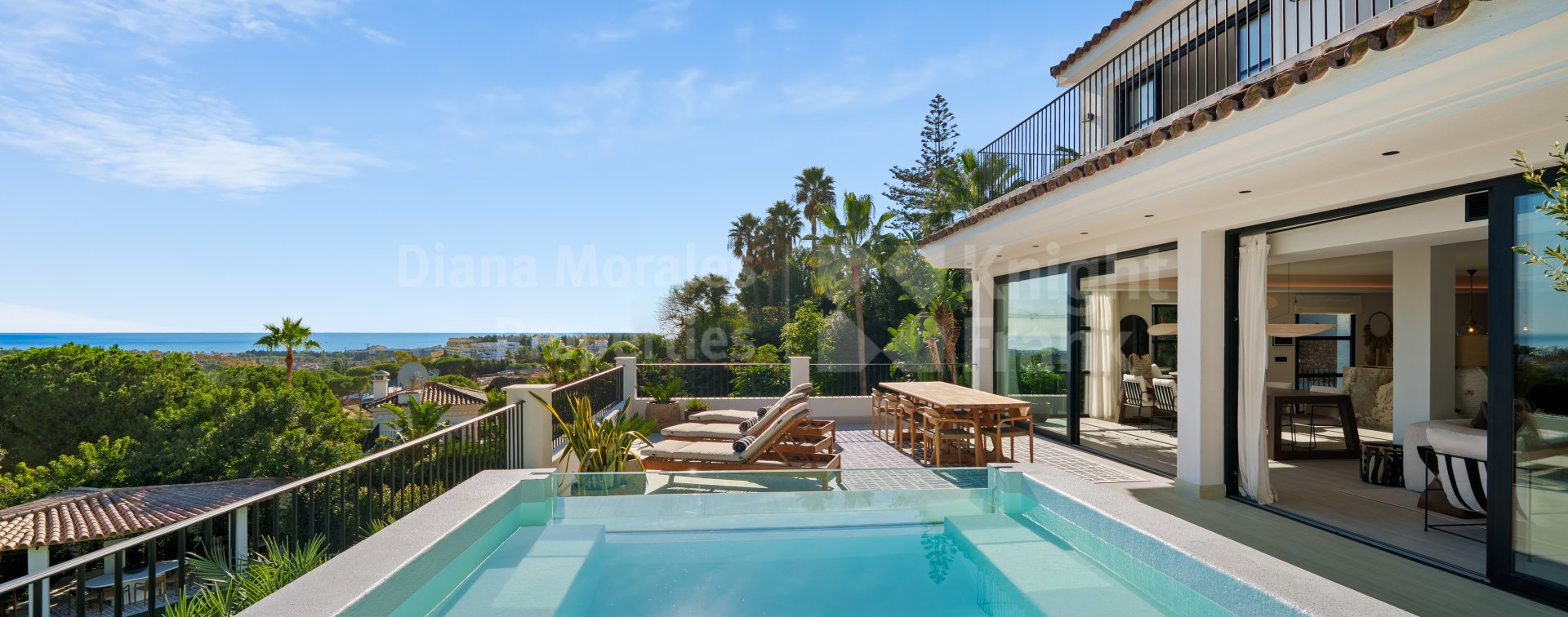 Las Brisas, Villa Cielo Mar, lujo contemporáneo en el corazón de Nueva Andalucía