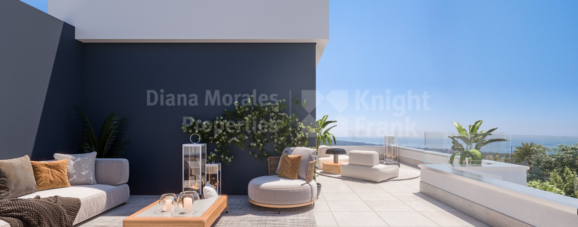 Los Altos de los Monteros, Penthouse duplex de 3 chambres dans complexe fermé avec vues panoramiques