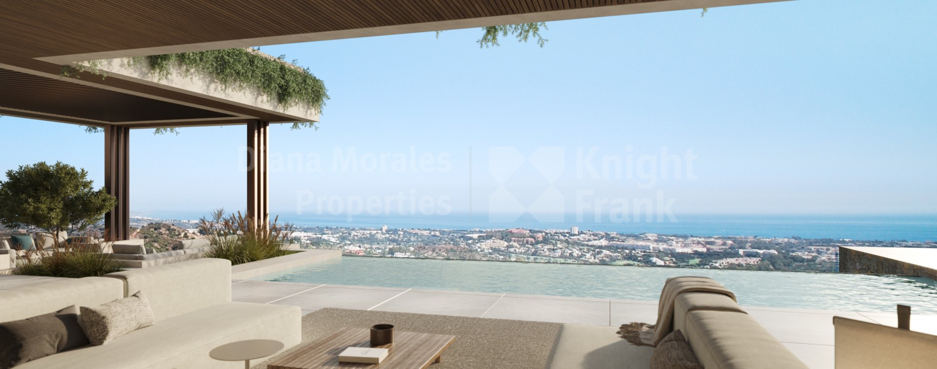 Benahavis, Six-bedroom villa with unparalleled views of Marbella and the sea