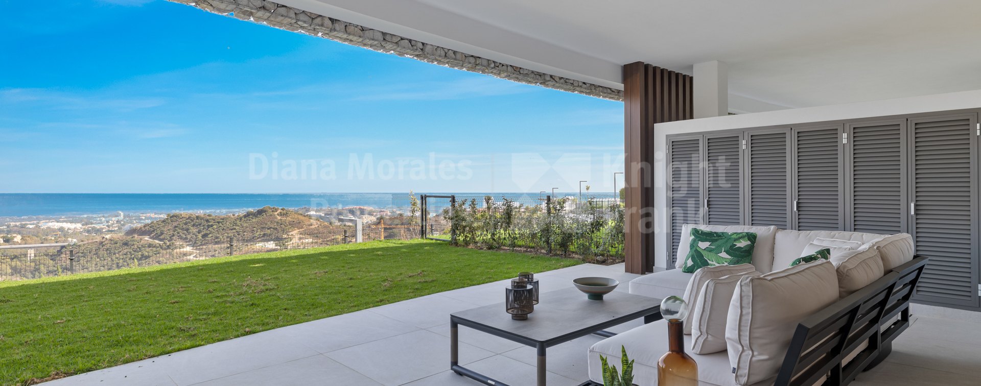 Real de La Quinta, Flat with private garden and panoramic views