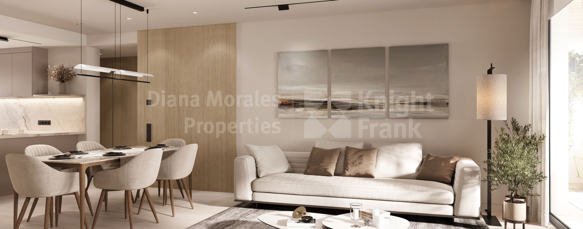 Apartamento de cuatro dormitorios en planta baja en Los Flamingos