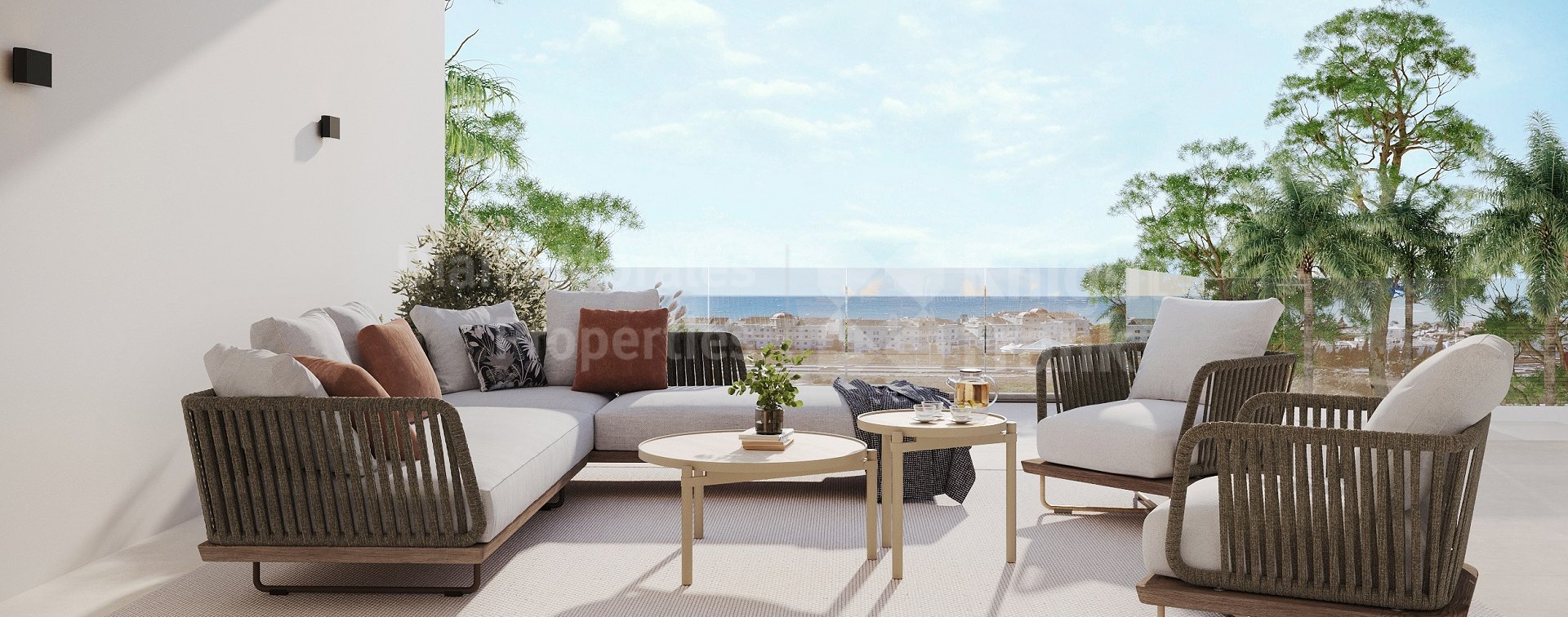 Estepona Est, Penthouse duplex de quatre chambres dans la Nouvelle Mille d'Or