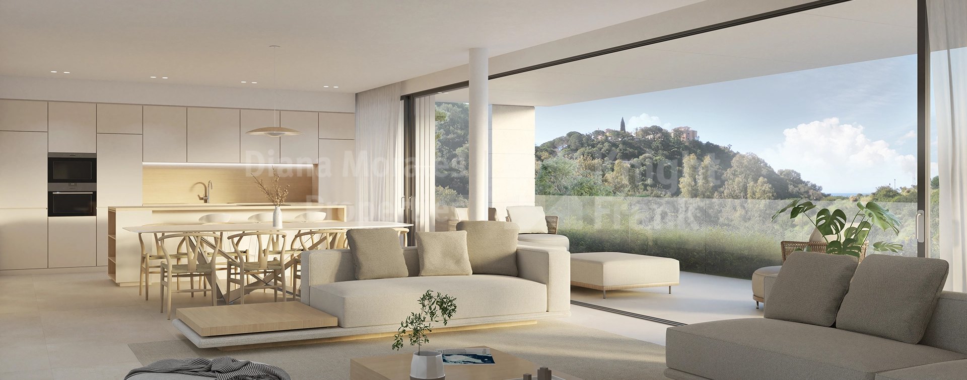 Two-bedroom penthouse in 21-unit complex in Elviria, East of Marbella