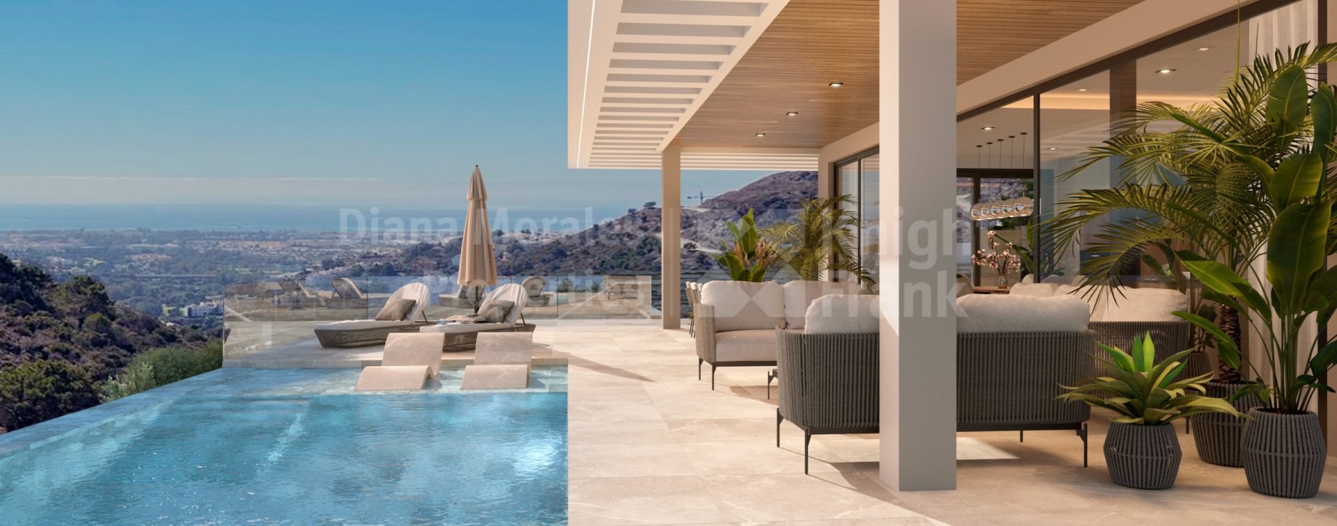 Villa Omega, mit modernem Design und Aussicht in El Madroñal