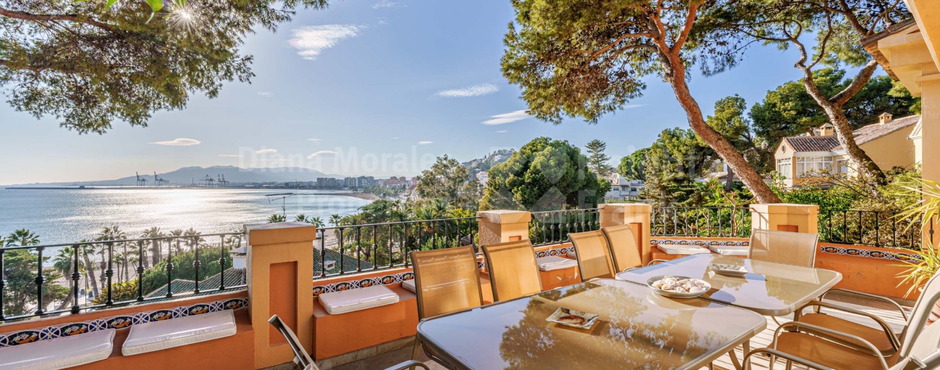 Maravillosa casa familiar en El Limonar con vistas a la Bahía de Málaga