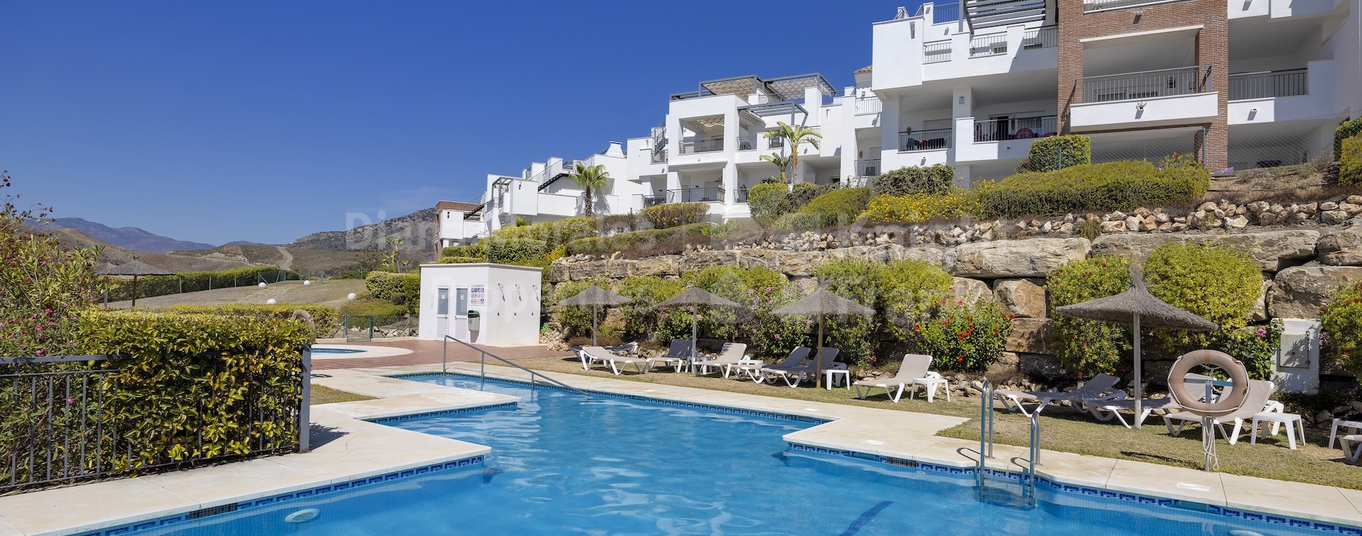 Los Arqueros, Erdgeschosswohnung mit drei Schlafzimmern mit Blick auf den Golfplatz