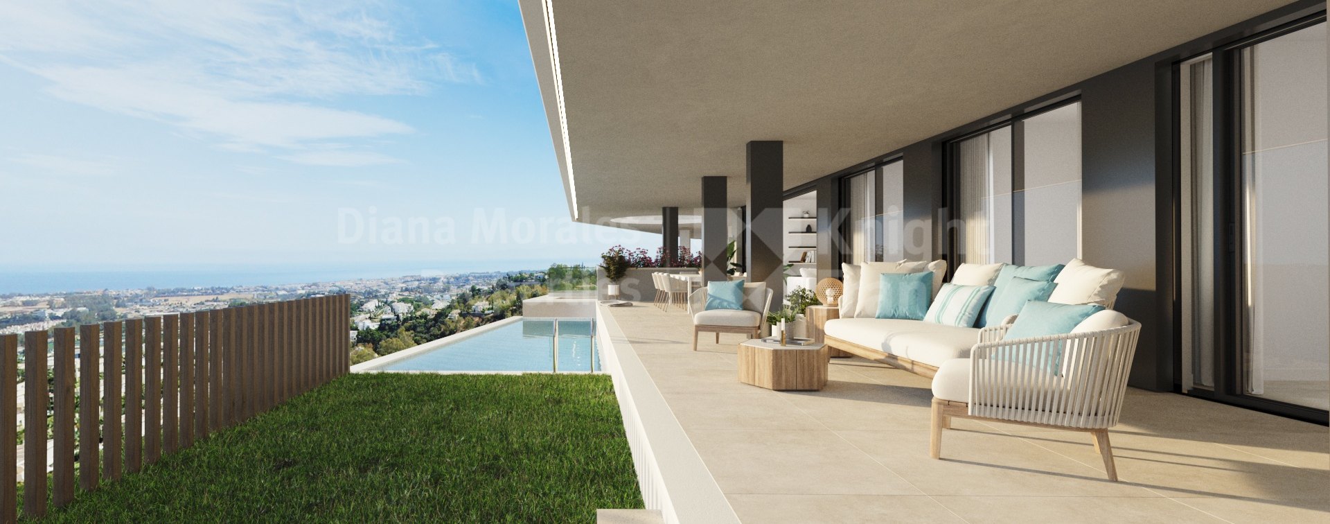 Las Colinas de Marbella, Appartement de trois chambres au premier étage avec vue panoramique