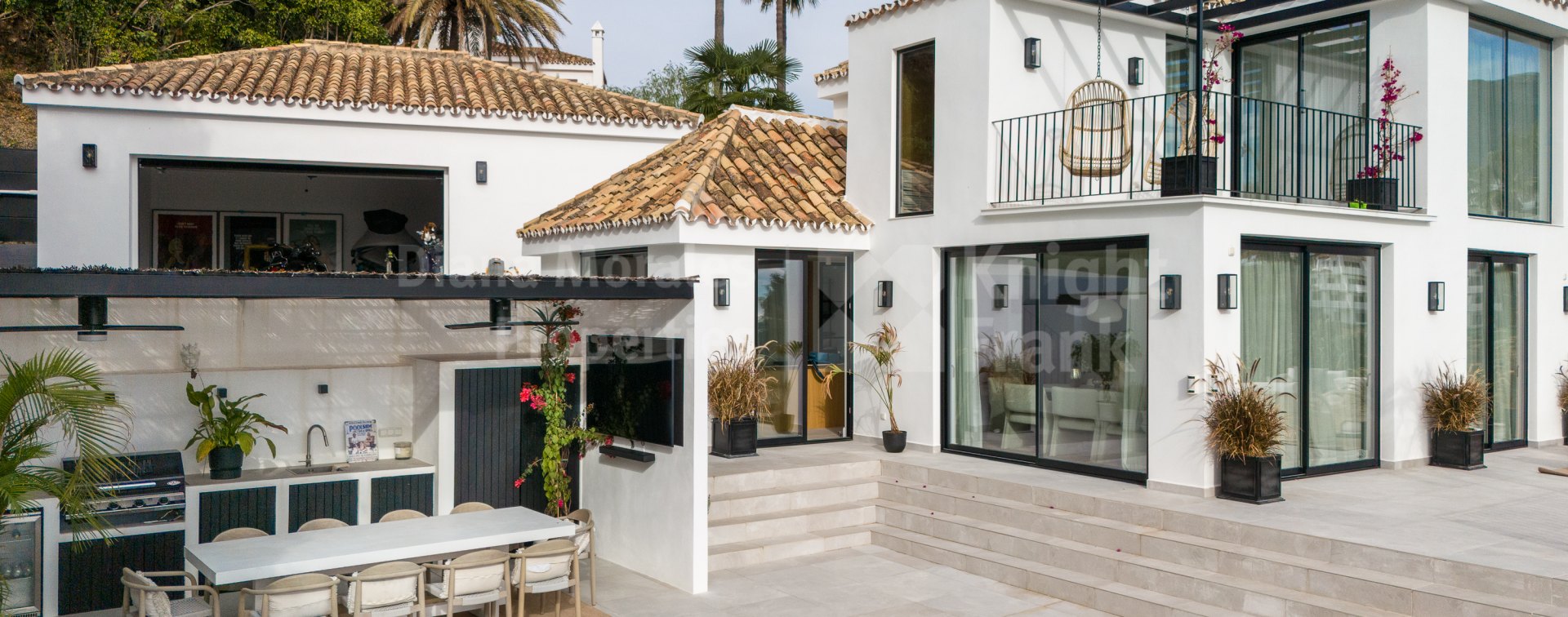 Los Naranjos Hill Club, Sofisticada villa contemporánea de 5 dormitorios en Nueva Andalucía