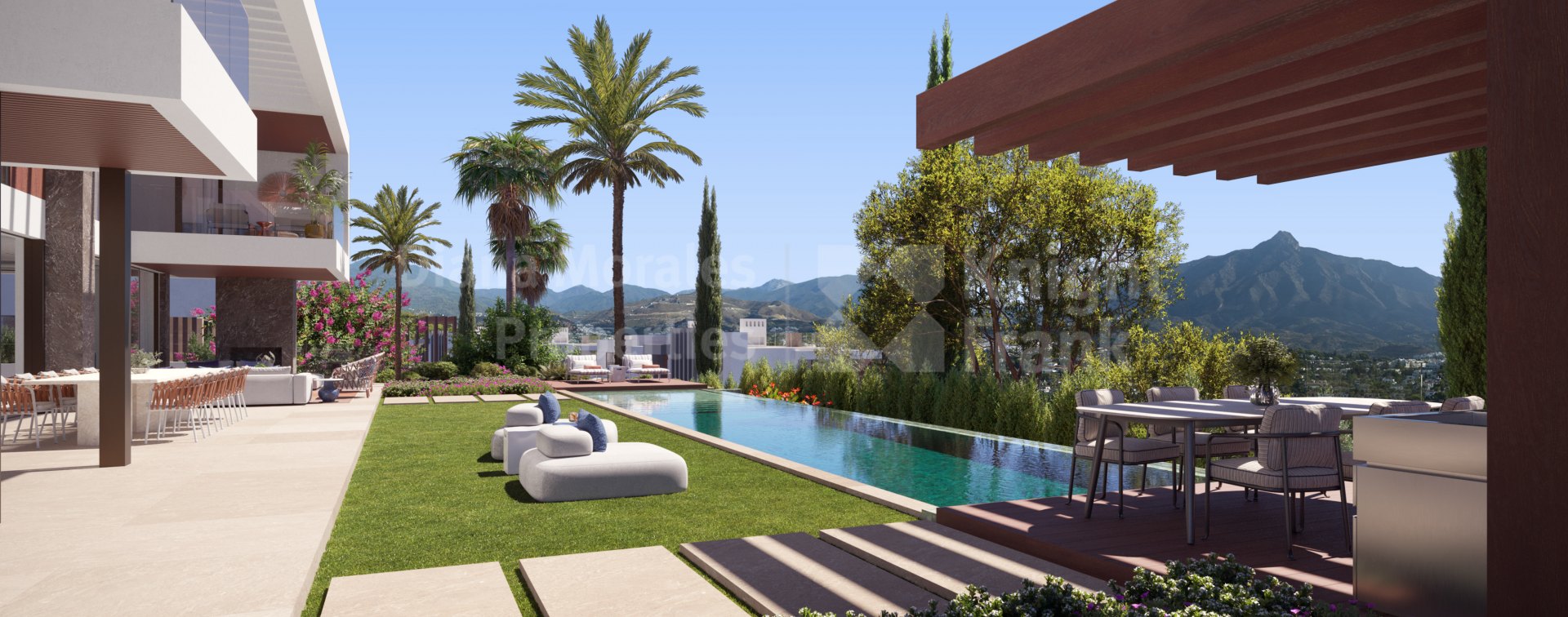 Nueva Andalucia, Luxury new build villa in the Golf Valley