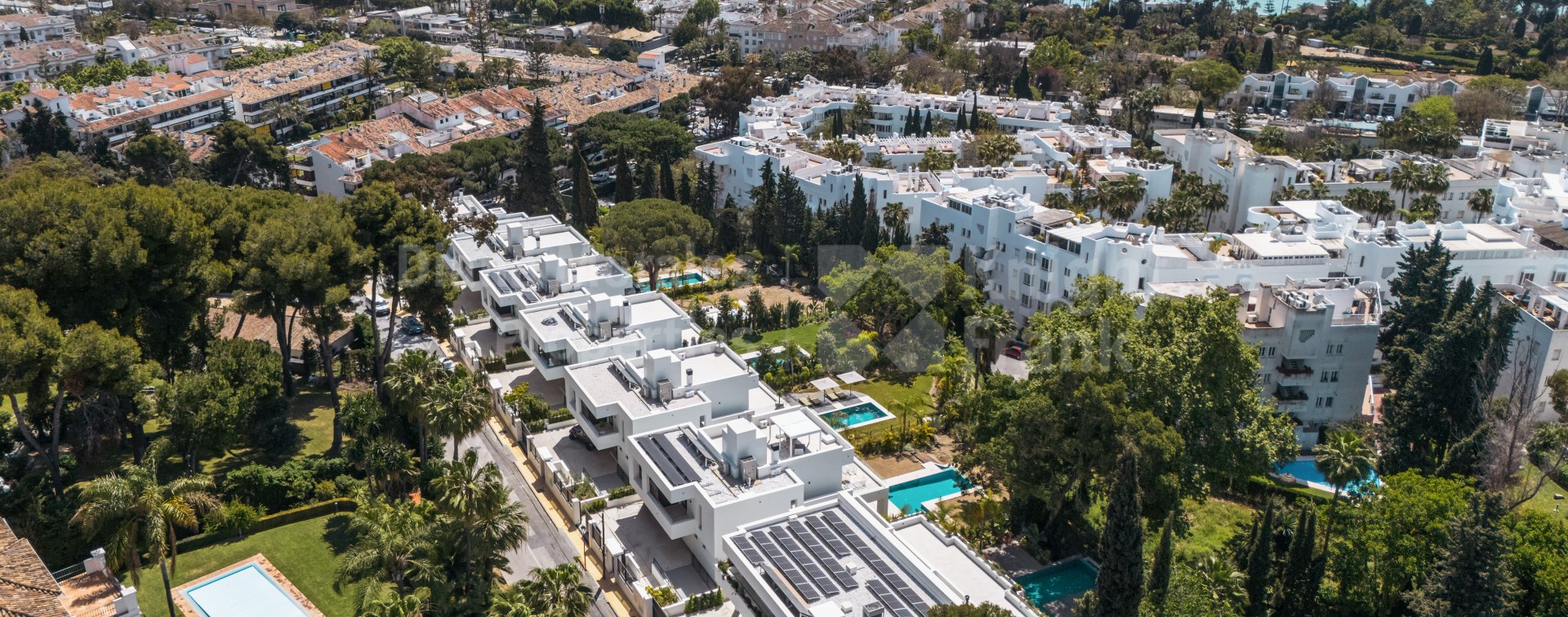 La Carolina, The Golden One, moderne Villa in fußläufiger Entfernung zu allen Annehmlichkeiten an der Goldenen Meile