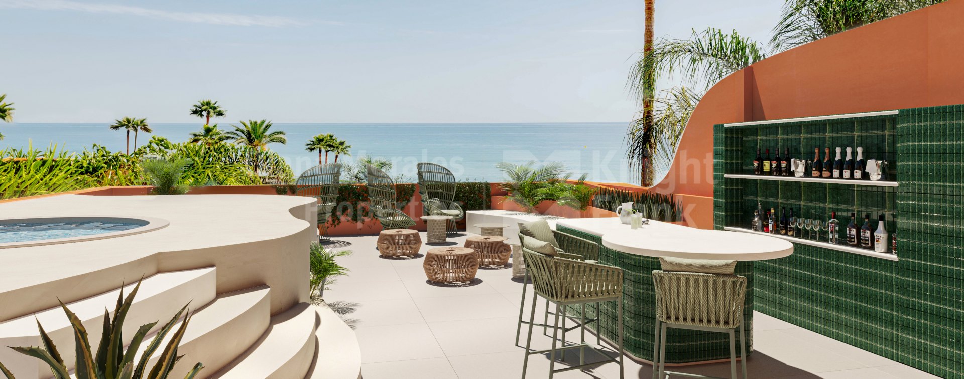 La Morera, Impressive penthouse in front line beach urbanization