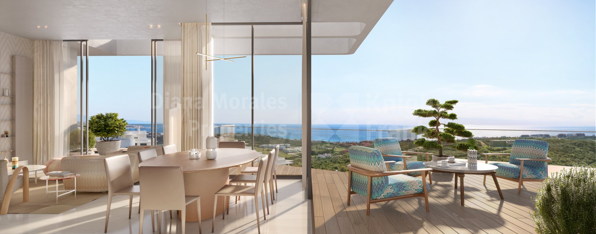 Finca Cortesin, Two-bedroom branded apartment with sea views