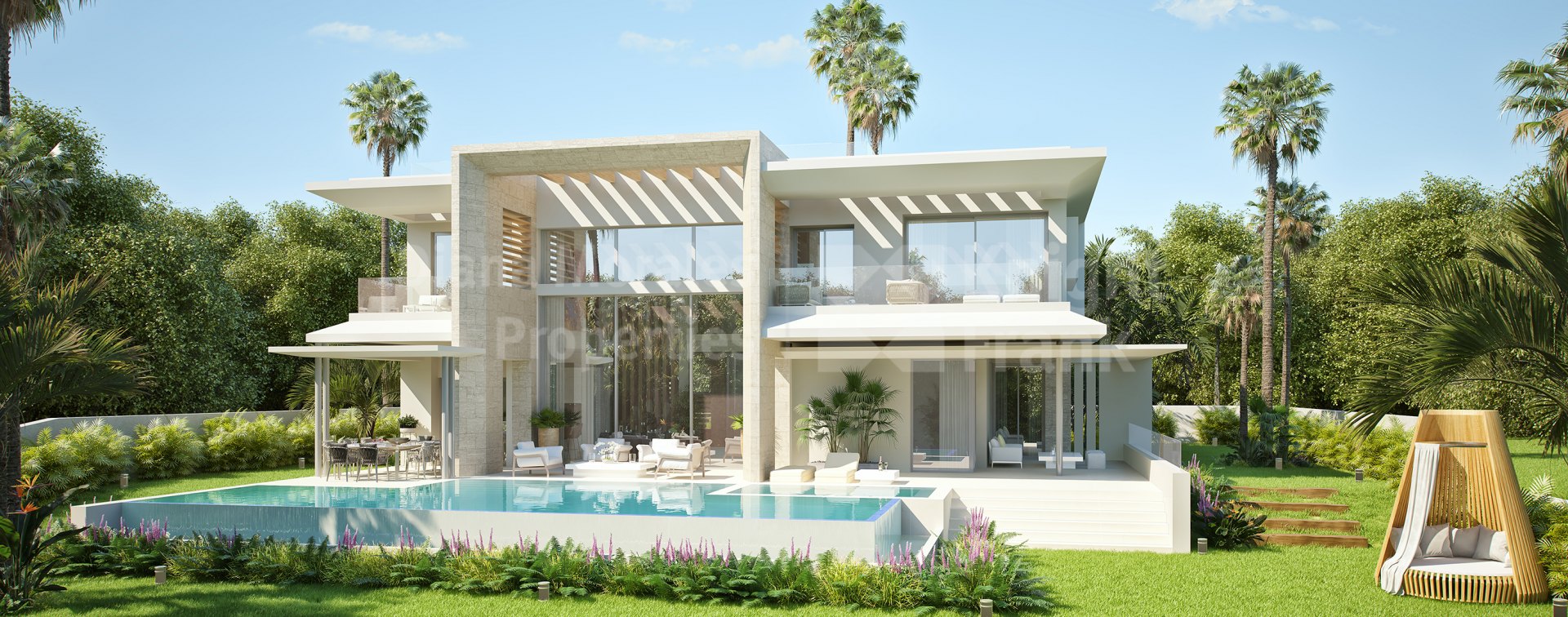 Palo Alto, 4-bedroom luxury villa with with swimming pool and sea views