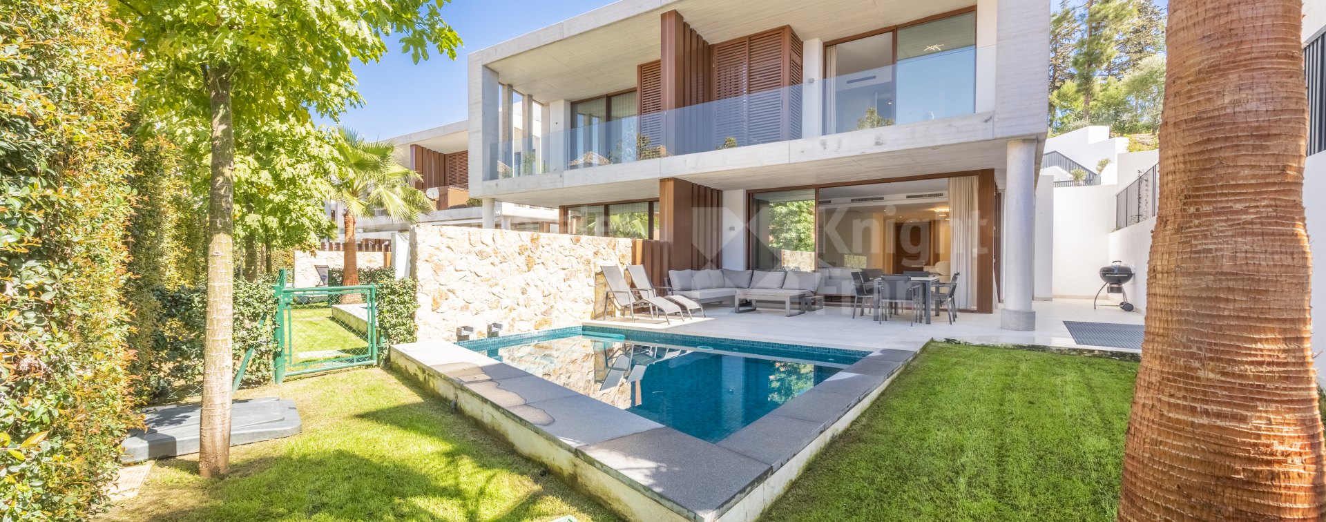 Marbella Goldene Meile, Doppelhaushälfte mit privatem Pool in der Goldenen Meile von Marbella