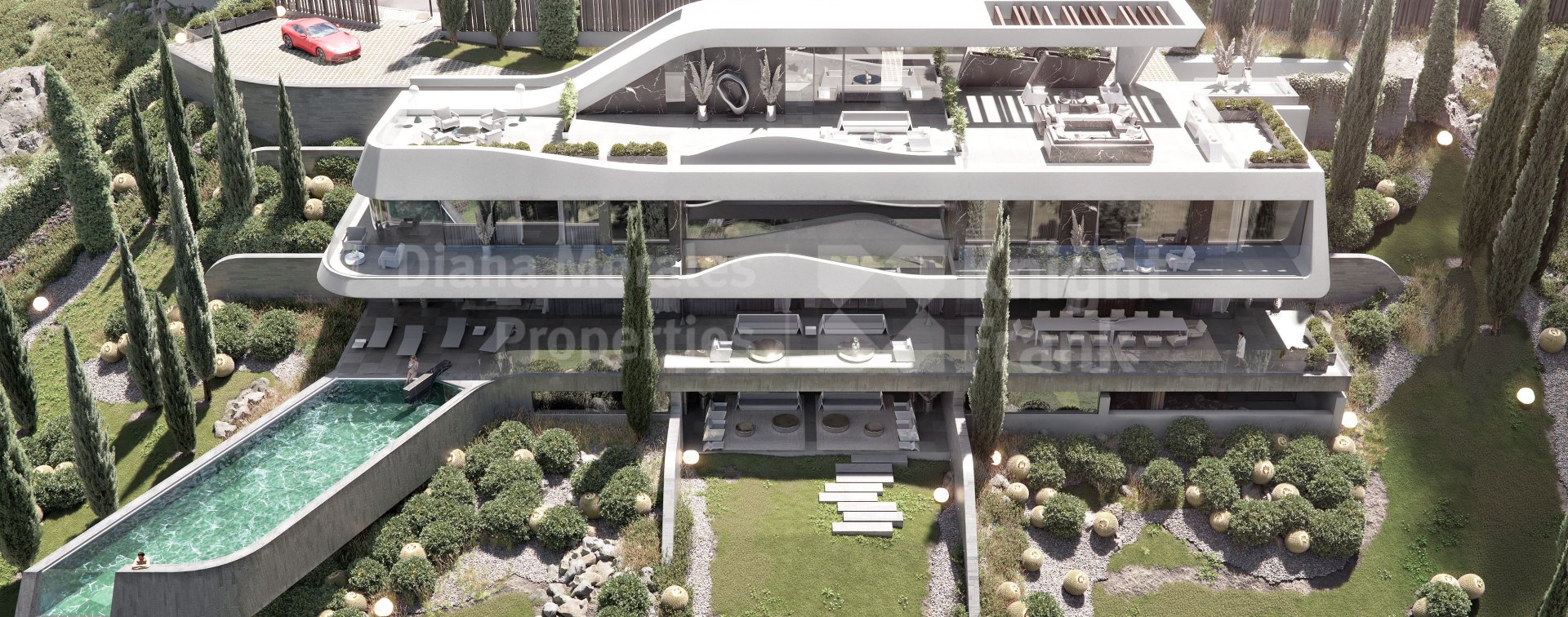 Real de La Quinta, Proyecto de Villa de ultra diseño con vistas inmejorables
