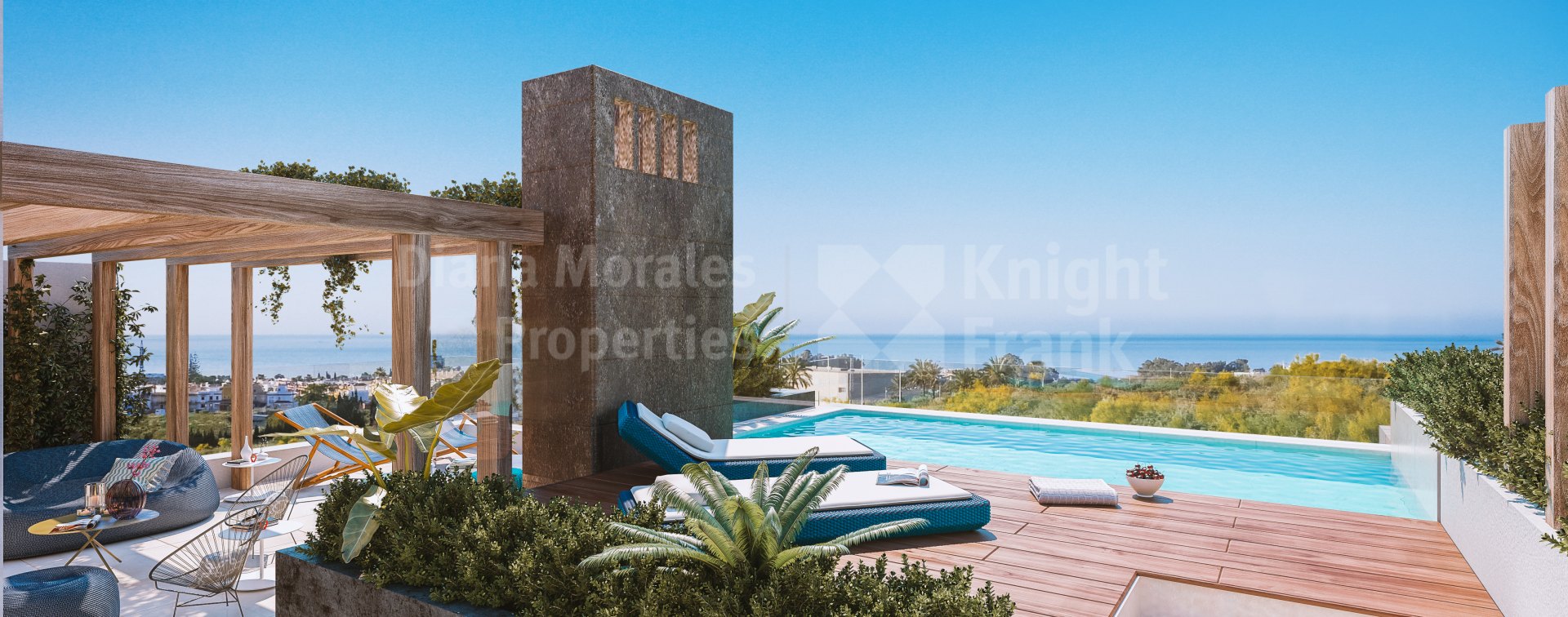Rio Real, Semi-detached house with stunning views in gated community