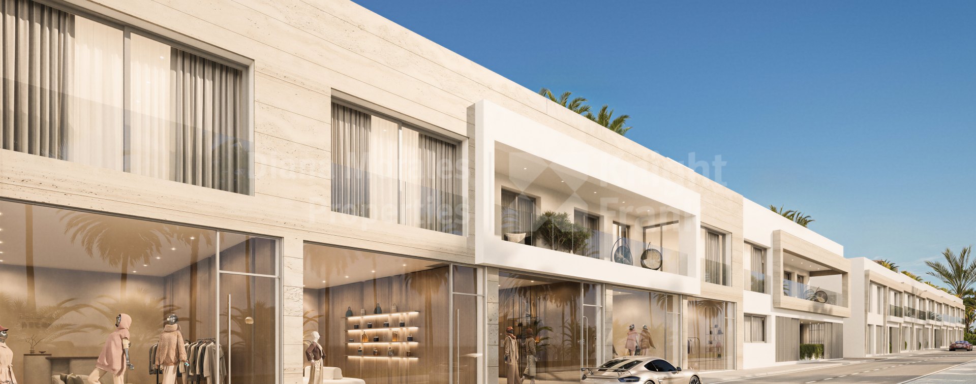 San Pedro de Alcantara, Treinta y ocho residencias elegantes mediterráneas junto al Boulevard