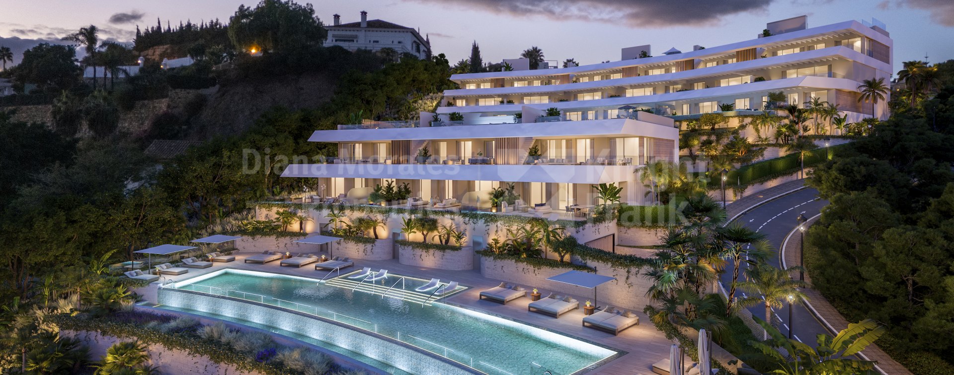 Vingt et une résidences contemporaines à Benahavís avec vue