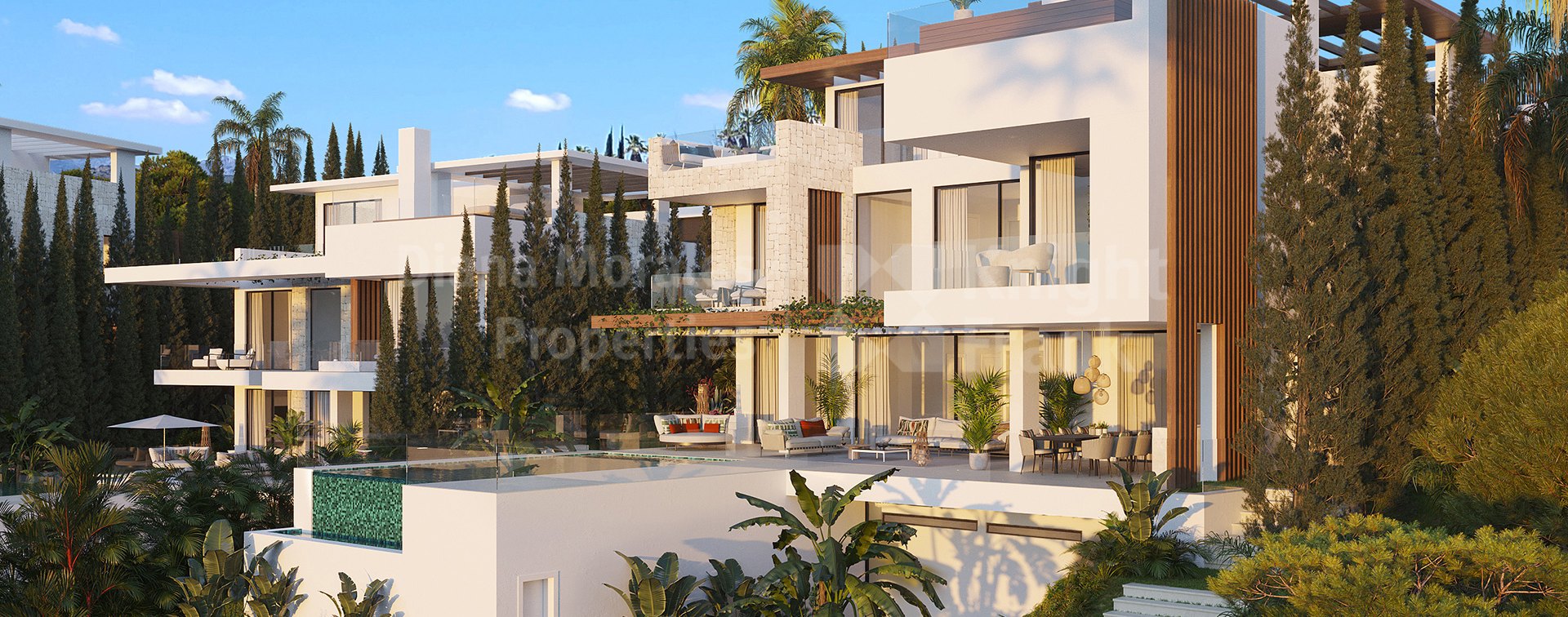 Estepona Est, Douze villas modernes et sophistiquées à proximité du golf de La Resina