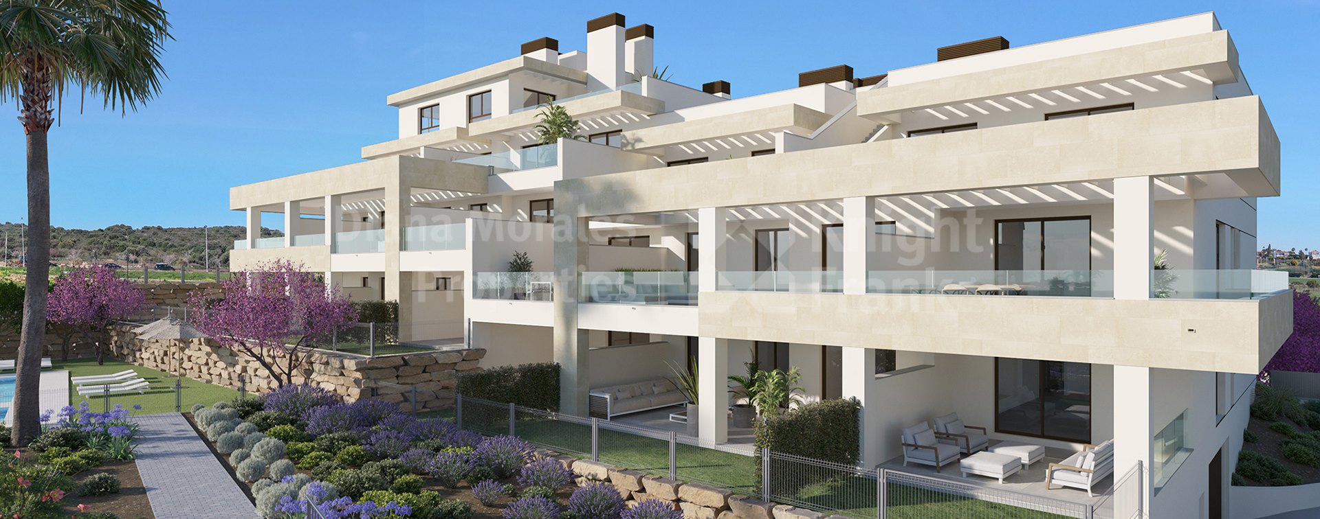 Estepona West, Modern 41-unit residental complex in west of Estepona